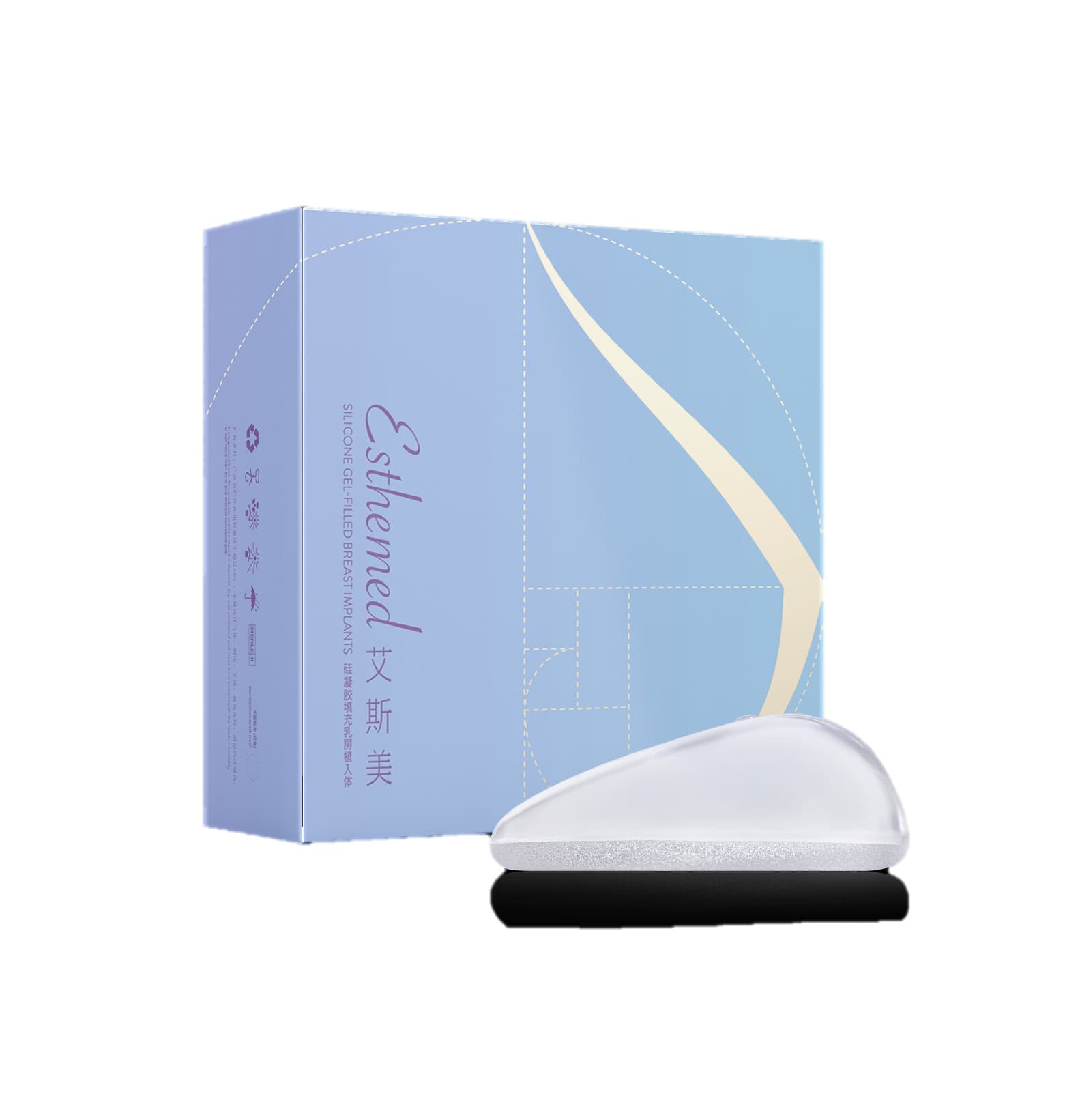 艾斯美乳房假体（双面圆形）