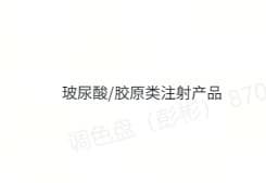 玻尿酸/胶原类注射产品